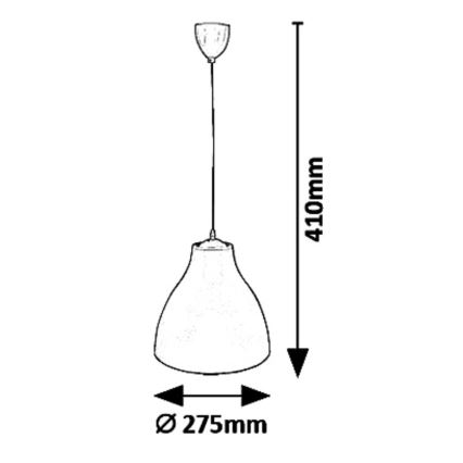 Rabalux 5059 - Luster na lanku MORRIS 1xE27/40W/230V