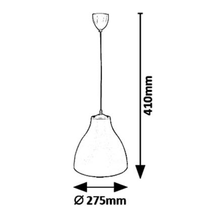 Rabalux 5060 - Luster na lanku MORRIS 1xE27/40W/230V