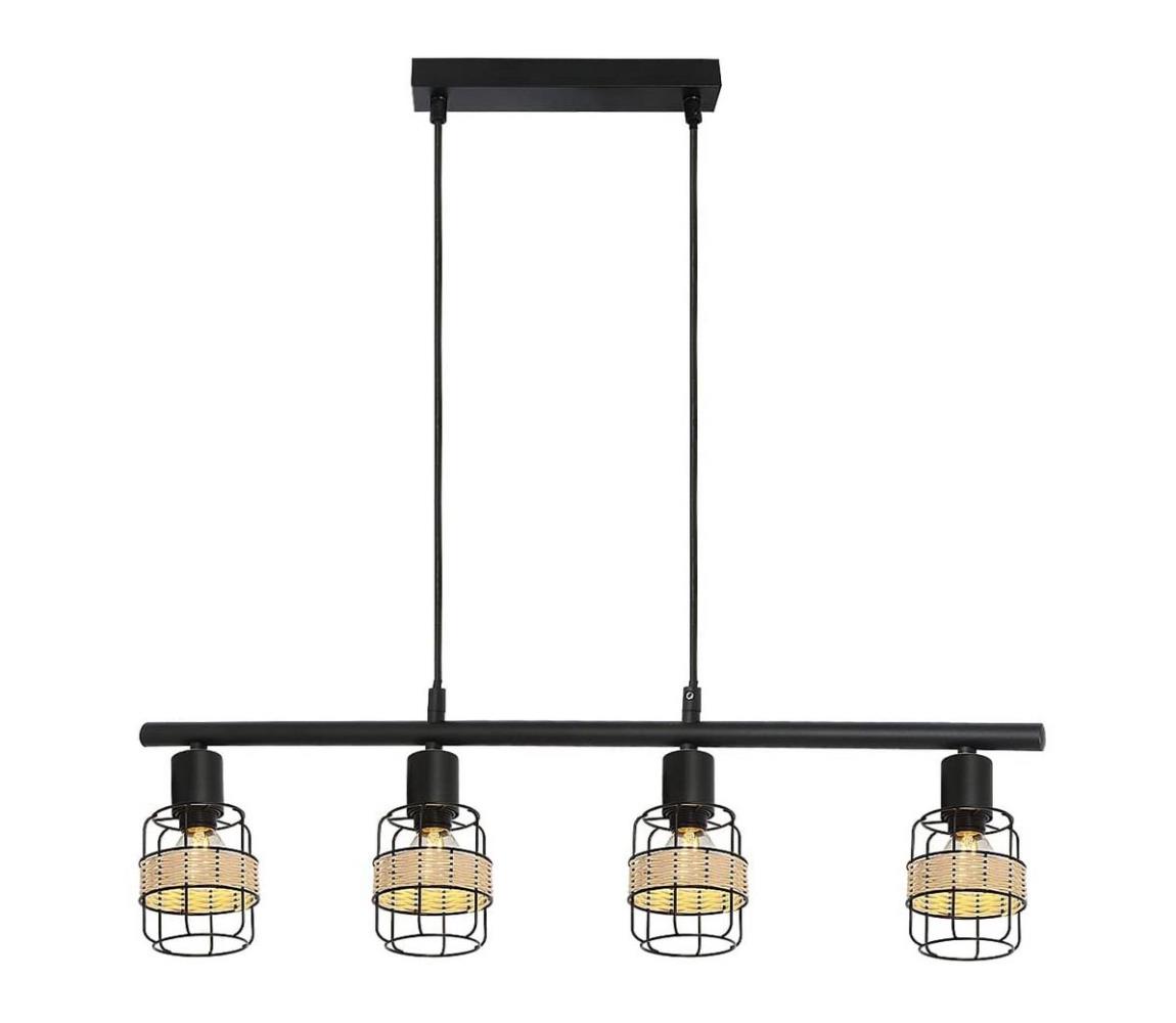 Rabalux 5284 - Luster na lanku INDIANA 4xE14/25W/230V 5284