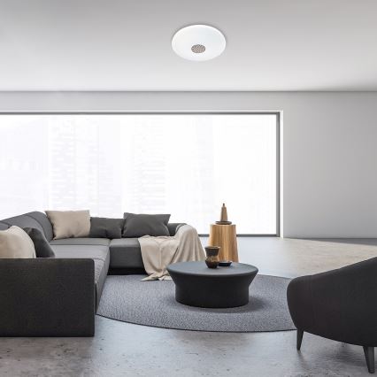 Rabalux - LED RGB Stmievateľné stropné svietidlo LED/40W/230V 3000-6500K Wi-Fi Tuya pr. 60 cm + diaľkové ovládanie