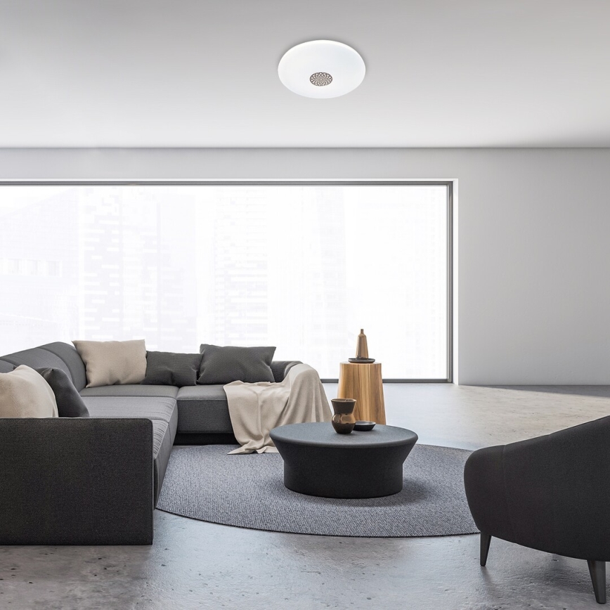 Rabalux - LED RGB Stmievateľné stropné svietidlo LED/40W/230V 3000-6500K Wi-Fi Tuya pr. 60 cm + diaľkové ovládanie