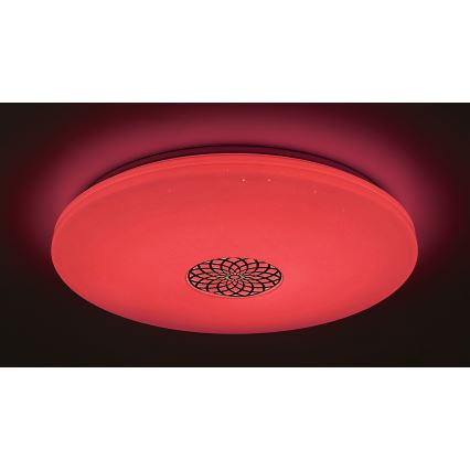 Rabalux - LED RGB Stmievateľné stropné svietidlo LED/40W/230V 3000-6500K Wi-Fi Tuya pr. 60 cm + diaľkové ovládanie