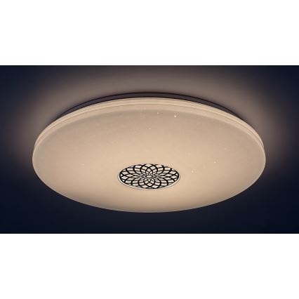 Rabalux - LED RGB Stmievateľné stropné svietidlo LED/40W/230V 3000-6500K Wi-Fi Tuya pr. 60 cm + diaľkové ovládanie