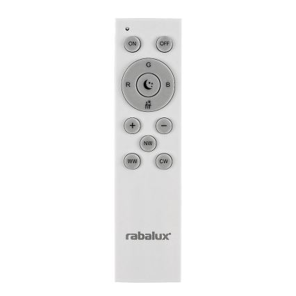Rabalux - LED RGB Stmievateľné stropné svietidlo LED/40W/230V 3000-6500K Wi-Fi Tuya pr. 60 cm + diaľkové ovládanie