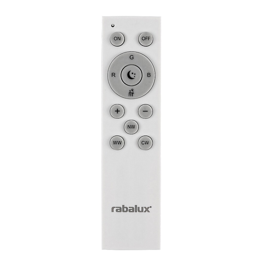 Rabalux - LED RGB Stmievateľné stropné svietidlo LED/40W/230V 3000-6500K Wi-Fi Tuya pr. 60 cm + diaľkové ovládanie