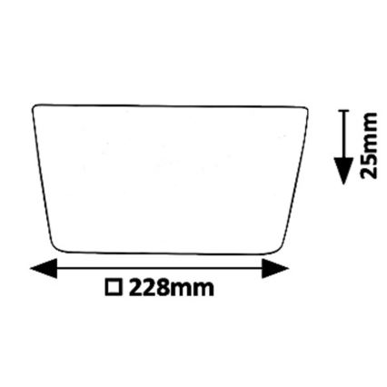 Rabalux - LED Podhľadové svietidlo OLEG LED/24W/230V IP65