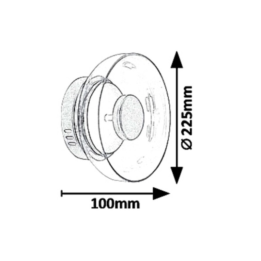 Rabalux 5392 - LED Nástenné svietidlo LORELL LED/8W/230V
