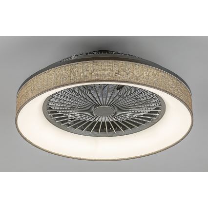 Rabalux - LED Stmievateľné svietidlo s ventilátorom LED/35W/230V 3000-6000K + diaľkové ovládanie