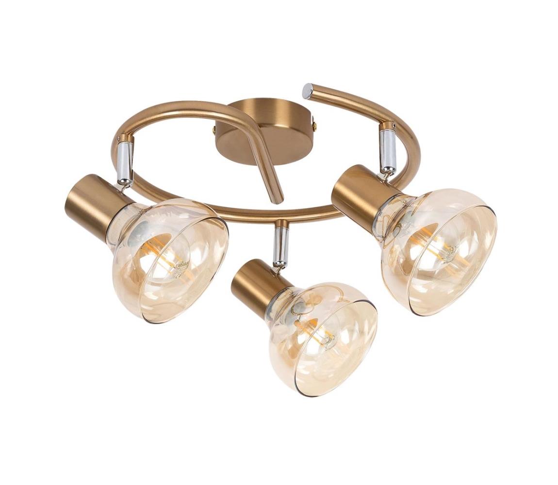 Rabalux Rabalux 5549 - Bodové svietidlo HOLLY 3xE14/40W/230V zlatá
