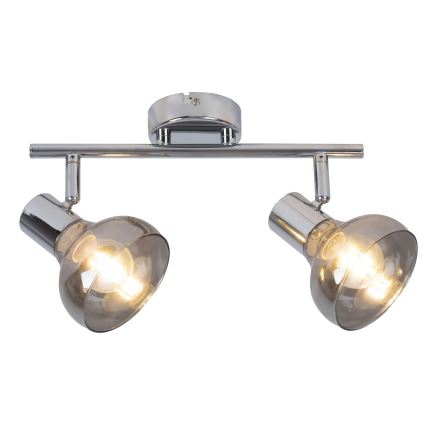 Rabalux 5556 - Bodové svietidlo HOLLY 2xE14/40W/230V lesklý chróm