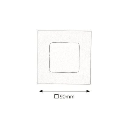 Rabalux - LED Kúpeľňové podhľadové svietidlo LED/3W/230V IP44 4000K