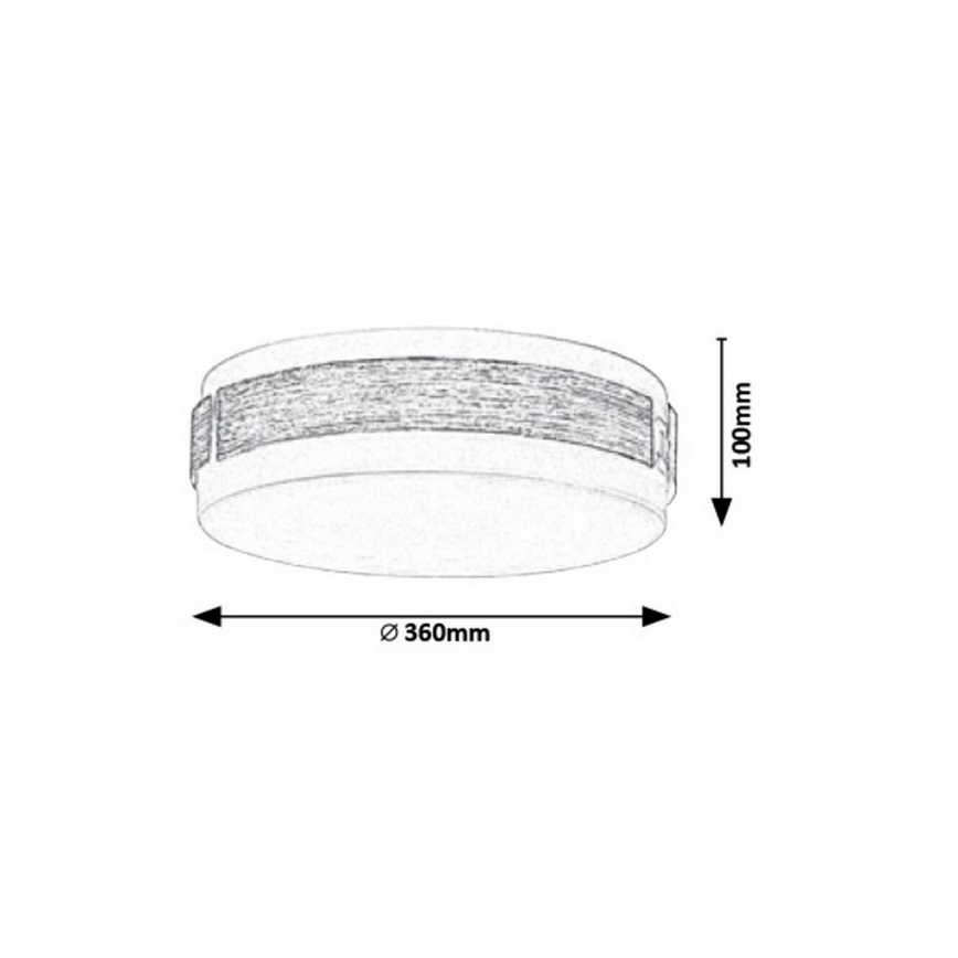 Rabalux - LED Stmievateľné stropné svietidlo LED/18W/230V