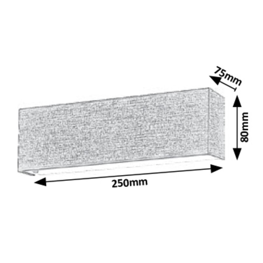 Rabalux - LED Nástenné svietidlo LED/6W/230V