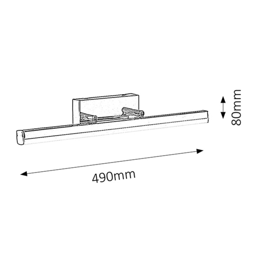 Rabalux - Kúpeľňové svietidlo LED/12W/230V IP44