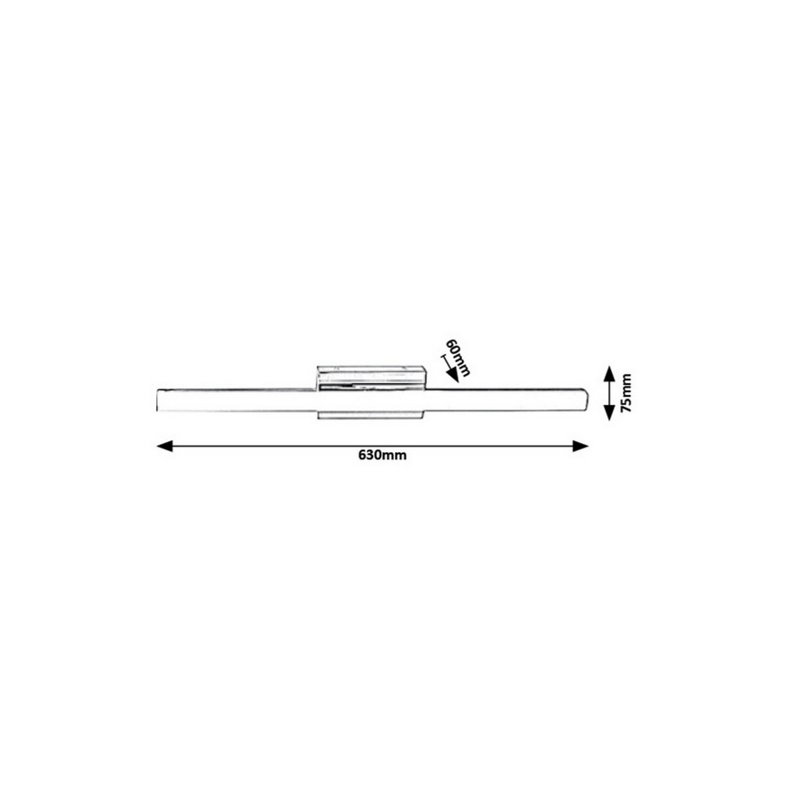 Rabalux - LED Kúpeľňové nástenné svietidlo LED/13W/230V IP44