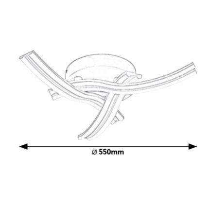 Rabalux - LED Stropné svietidlo LED/40W/230V