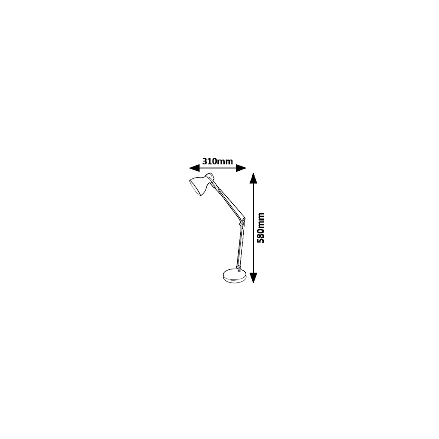 Rabalux 6408 - Stolná lampa CARTER 1xE14/11W/230V