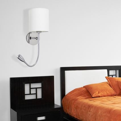 Rabalux  - LED Nástenné svietidlo 1xE27/40W+LED/3W