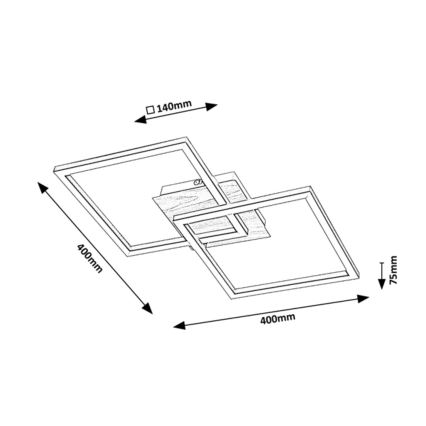 Rabalux - LED Stropné svietidlo LED/24W/230V