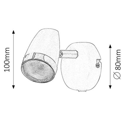 Rabalux - LED Bodové svietidlo LED/4W/230V