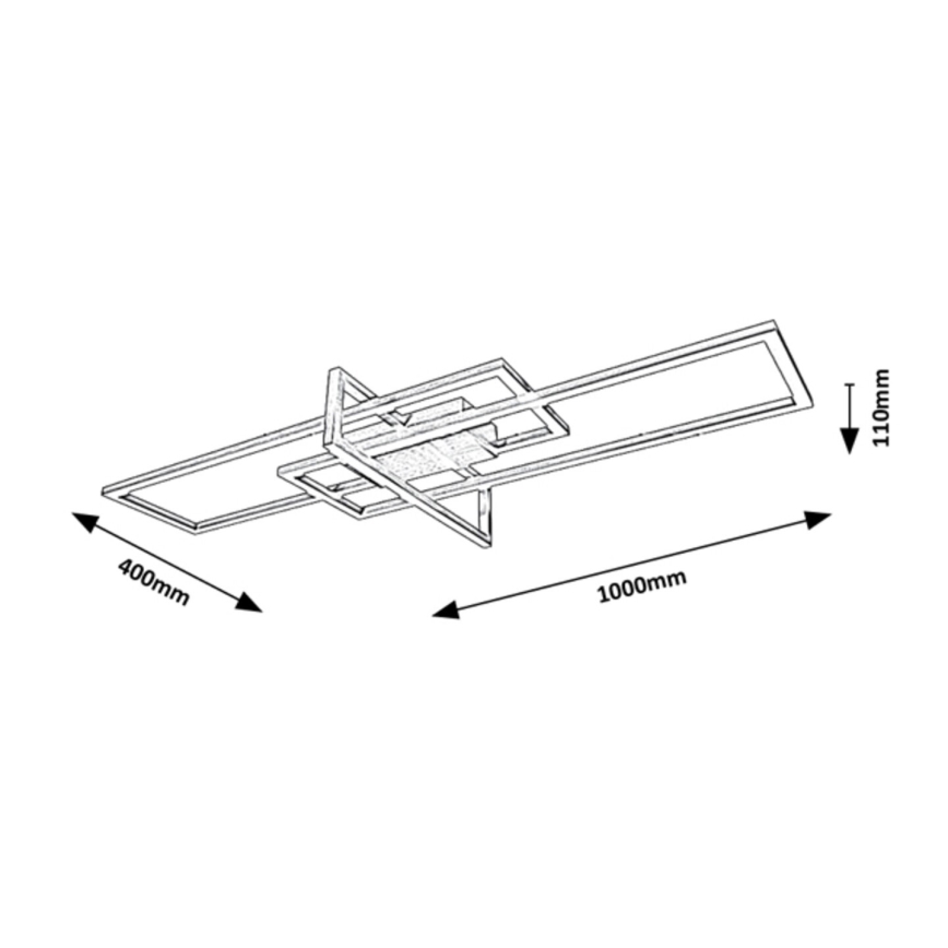 Rabalux - LED Stmievateľné stropné svietidlo LED/35W/230V