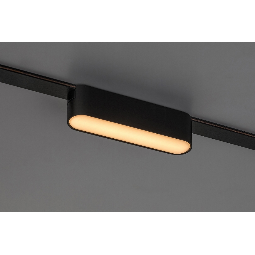 Rabalux - LED Stropné svietidlo do 1-fázového lištového systému LED/6W/230V 3000K 11,5 cm čierna