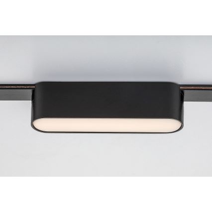 Rabalux - LED Stropné svietidlo do 1-fázového lištového systému LED/6W/230V 3000K 11,5 cm čierna