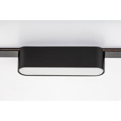 Rabalux - LED Stropné svietidlo do 1-fázového lištového systému LED/6W/230V 3000K 11,5 cm čierna