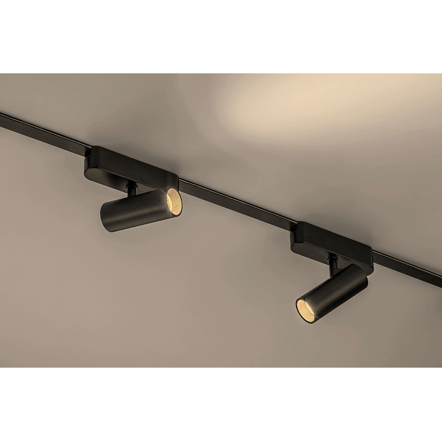 Rabalux - LED Bodové svietidlo do 1-fázového lištového systému LED/6W/230V 3000K čierna