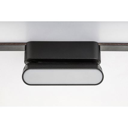 Rabalux - LED Stropné svietidlo do 1-fázového lištového systému LED/6W/230V 3000K 11,5 cm čierna