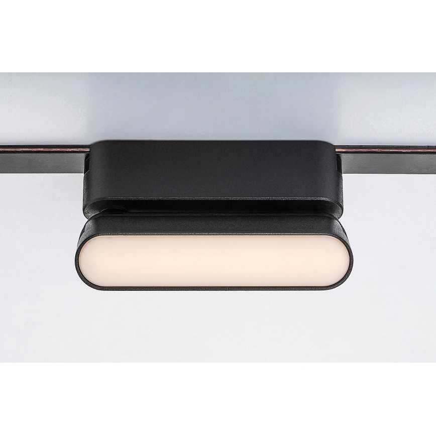 Rabalux - LED Stropné svietidlo do 1-fázového lištového systému LED/6W/230V 3000K 11,5 cm čierna