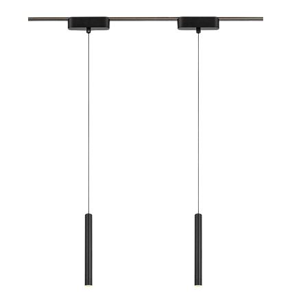 Rabalux - LED Luster na lanku do 1-fázového lištového systému LED/5W/230V 3000K čierna