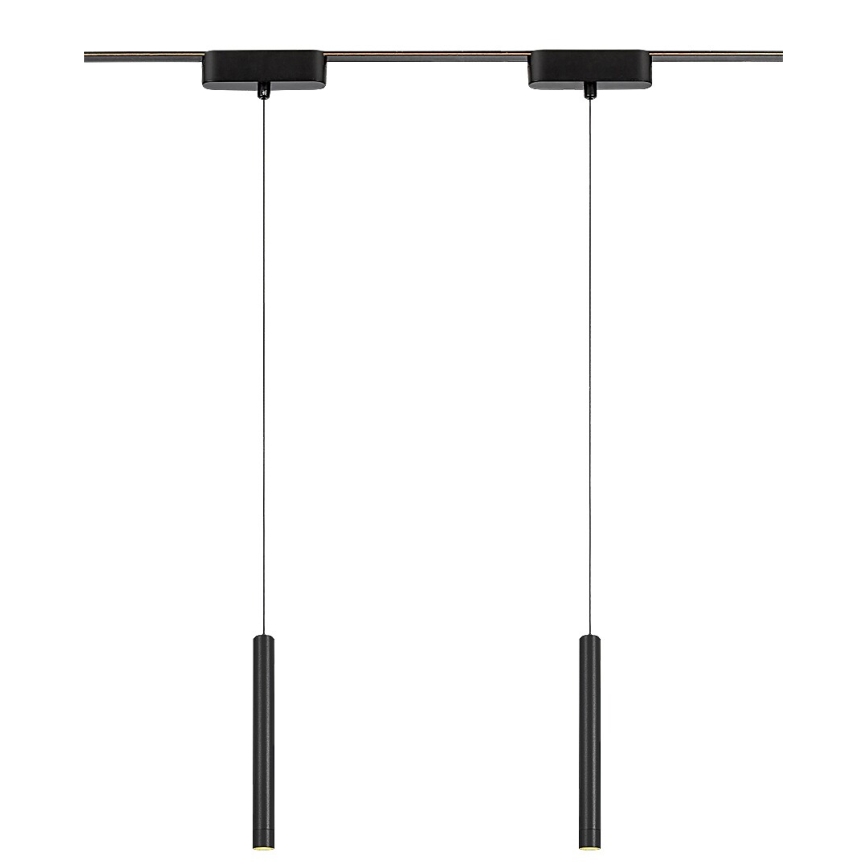 Rabalux - LED Luster na lanku do 1-fázového lištového systému LED/5W/230V 3000K čierna
