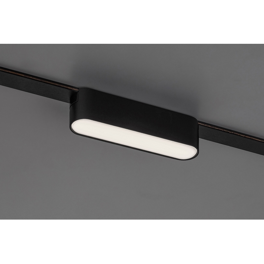 Rabalux - LED Stropné svietidlo do 1-fázového lištového systému LED/6W/230V 3000K 11,5 cm čierna