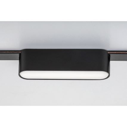 Rabalux - LED Stropné svietidlo do 1-fázového lištového systému LED/6W/230V 3000K 11,5 cm čierna
