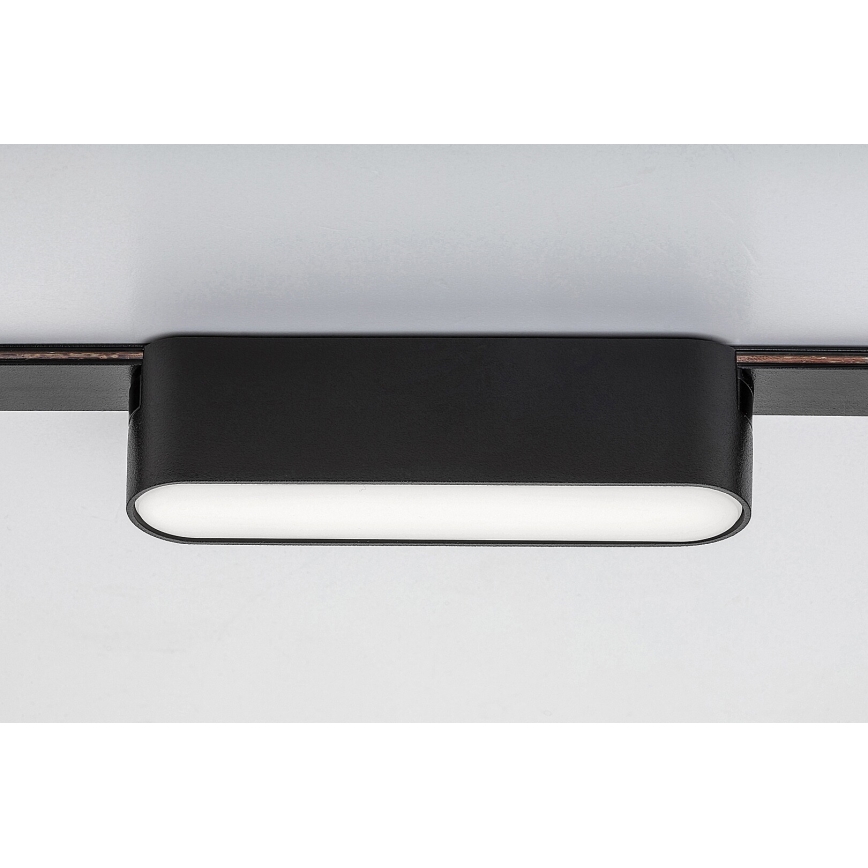 Rabalux - LED Stropné svietidlo do 1-fázového lištového systému LED/6W/230V 3000K 11,5 cm čierna