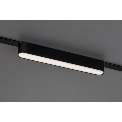 Rabalux - LED Stropné svietidlo do 1-fázového lištového systému LED/12W/230V 4000K 22 cm čierna