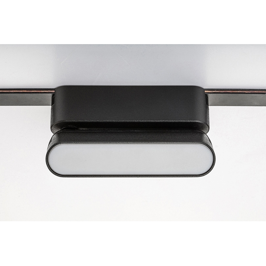 Rabalux - LED Stropné svietidlo do 1-fázového lištového systému LED/6W/230V 4000K 11,5 cm čierna