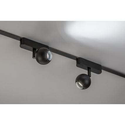 Rabalux - LED Bodové svietidlo do 1-fázového lištového systému LED/5W/230V 4000K čierna