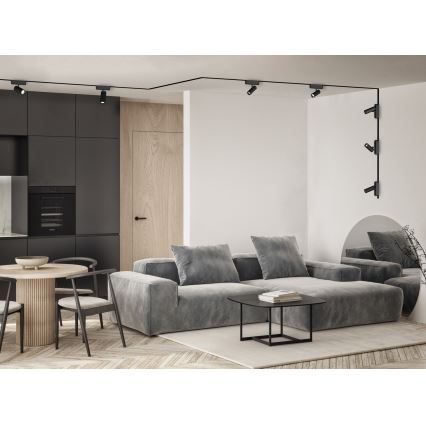 Rabalux - LED Stmievateľné bodové svietidlo do 1-fázového lištového systému LED/9W/24V 2700-5500K Wi-Fi Tuya čierna