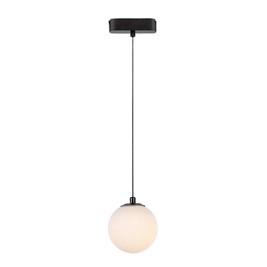 Rabalux - LED Stmievateľný luster na lanku do 1-fázového lištového systému LED/5W/24V 2700-5500K Wi-Fi Tuya čierna