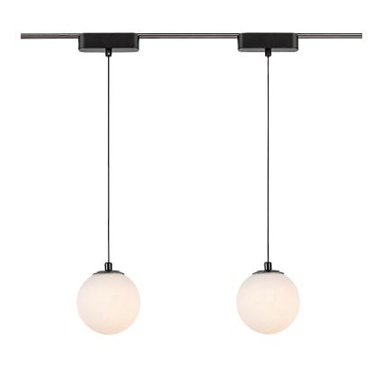 Rabalux - LED Stmievateľný luster na lanku do 1-fázového lištového systému LED/5W/24V 2700-5500K Wi-Fi Tuya čierna