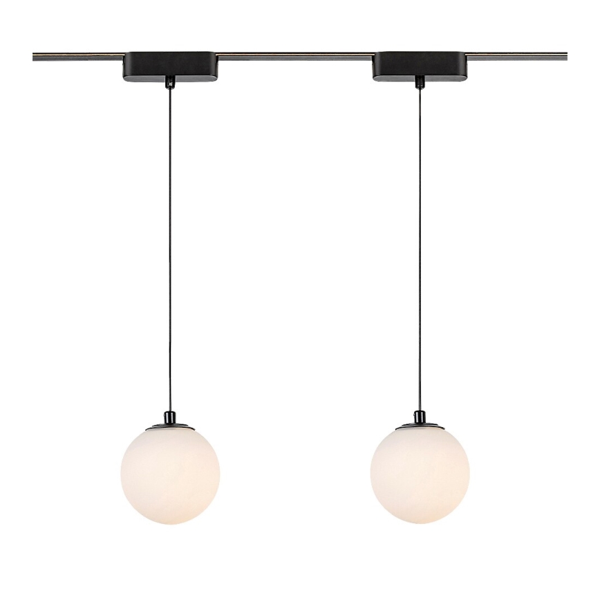 Rabalux - LED Stmievateľný luster na lanku do 1-fázového lištového systému LED/5W/24V 2700-5500K Wi-Fi Tuya čierna