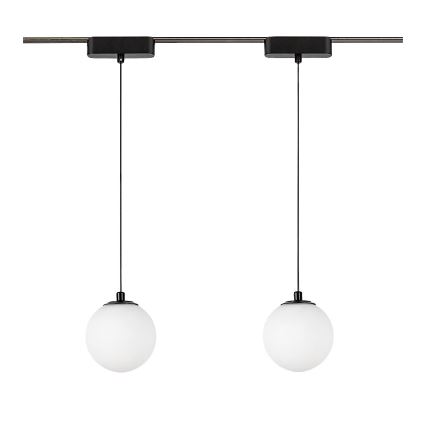 Rabalux - LED Stmievateľný luster na lanku do 1-fázového lištového systému LED/5W/24V 2700-5500K Wi-Fi Tuya čierna