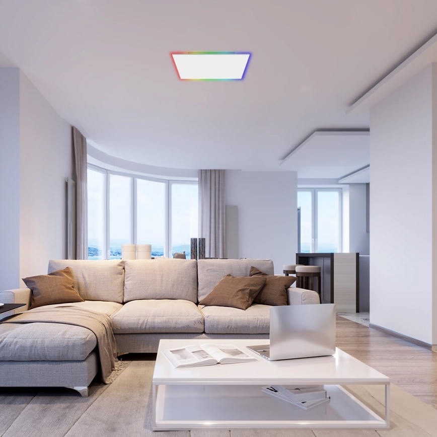 Rabalux - LED RGB Stmievateľné stropné svietidlo LED/18W/230V 3000-6500K 30x30 cm + diaľkové ovládanie