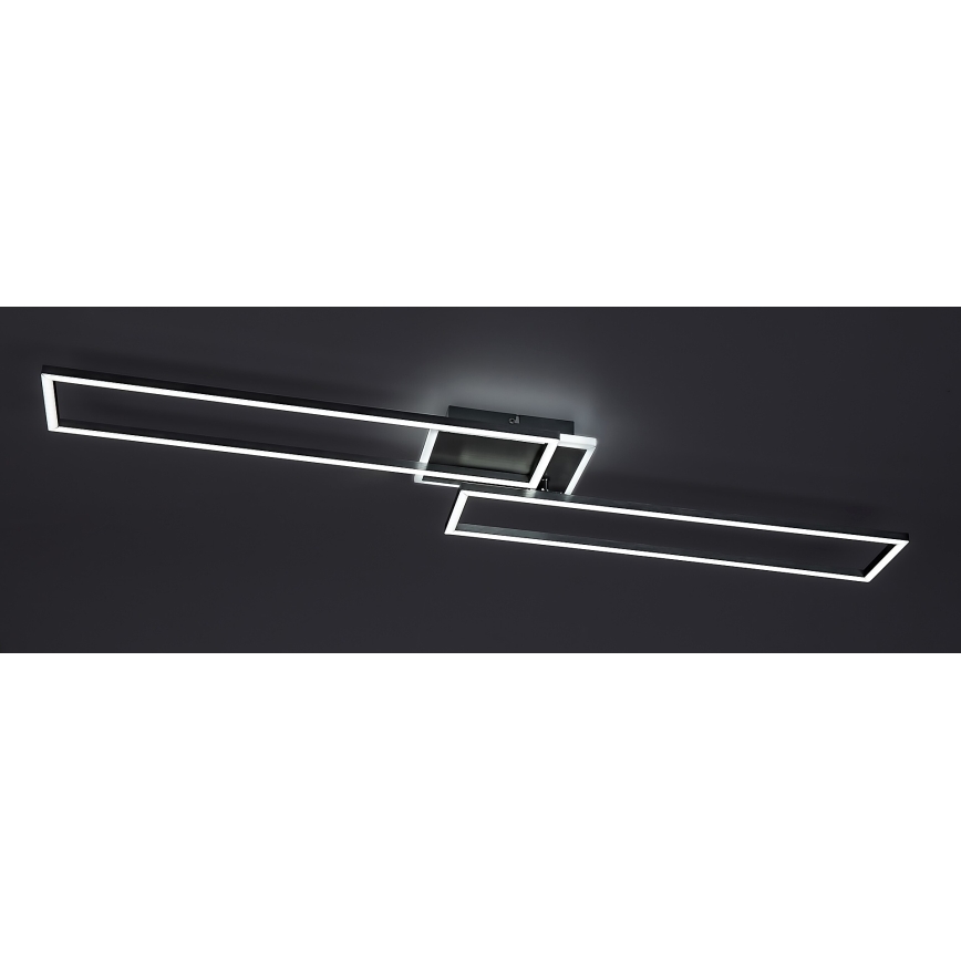 Rabalux - LED Stmievateľné stropné svietidlo LED/40W/230V 2700-6500K Wi-Fi Tuya matný chróm + diaľkové ovládanie 25x110 cm
