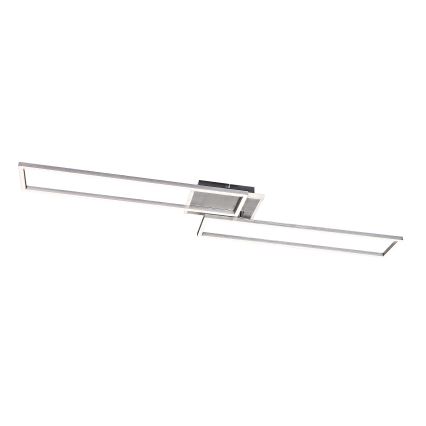 Rabalux - LED Stmievateľné stropné svietidlo LED/40W/230V 2700-6500K Wi-Fi Tuya matný chróm + diaľkové ovládanie 25x110 cm