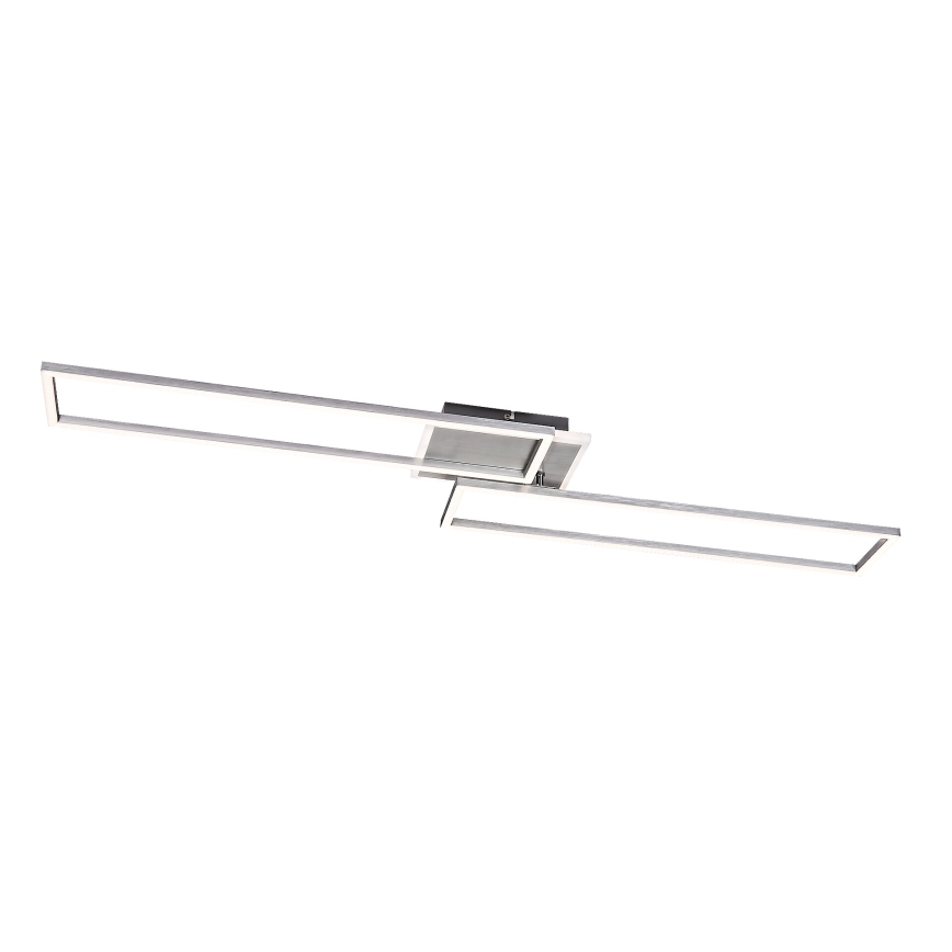 Rabalux - LED Stmievateľné stropné svietidlo LED/40W/230V 2700-6500K Wi-Fi Tuya matný chróm + diaľkové ovládanie 25x110 cm