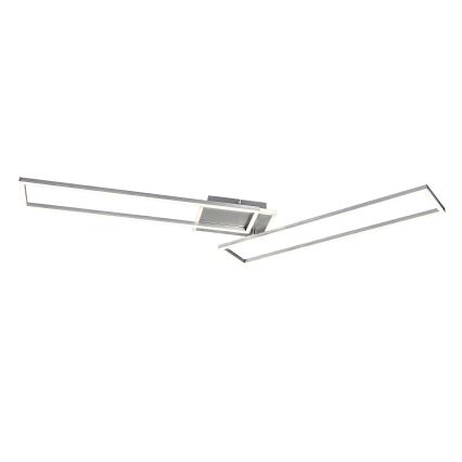 Rabalux - LED Stmievateľné stropné svietidlo LED/40W/230V 2700-6500K Wi-Fi Tuya matný chróm + diaľkové ovládanie 25x110 cm