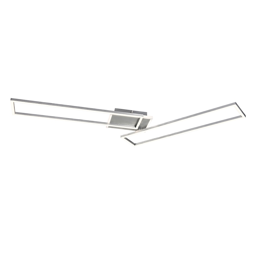 Rabalux - LED Stmievateľné stropné svietidlo LED/40W/230V 2700-6500K Wi-Fi Tuya matný chróm + diaľkové ovládanie 25x110 cm
